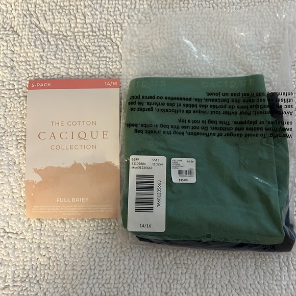 NIP Cacique Full Brief The Cotton Collection s14/16
1 Green & 1 Navy - Picture 14 of 14